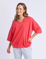 Mazie Vee Neck Sweat - Elm Lifestyle - FUDGE Gifts Home Lifestyle