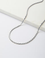 Mia Necklace - Silver- Zafino