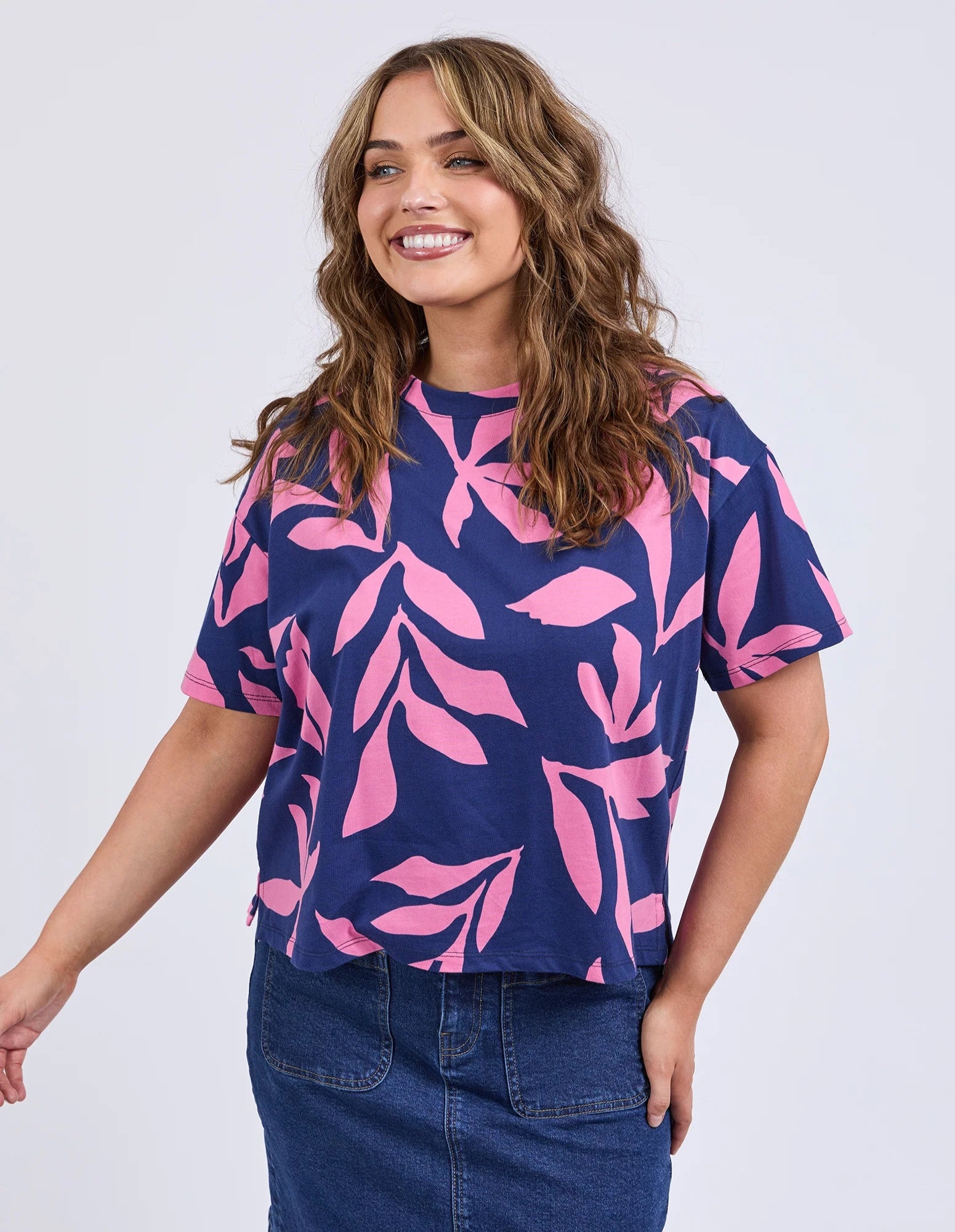 Mimosa Tee - Blue Depths - Elm Lifestyle