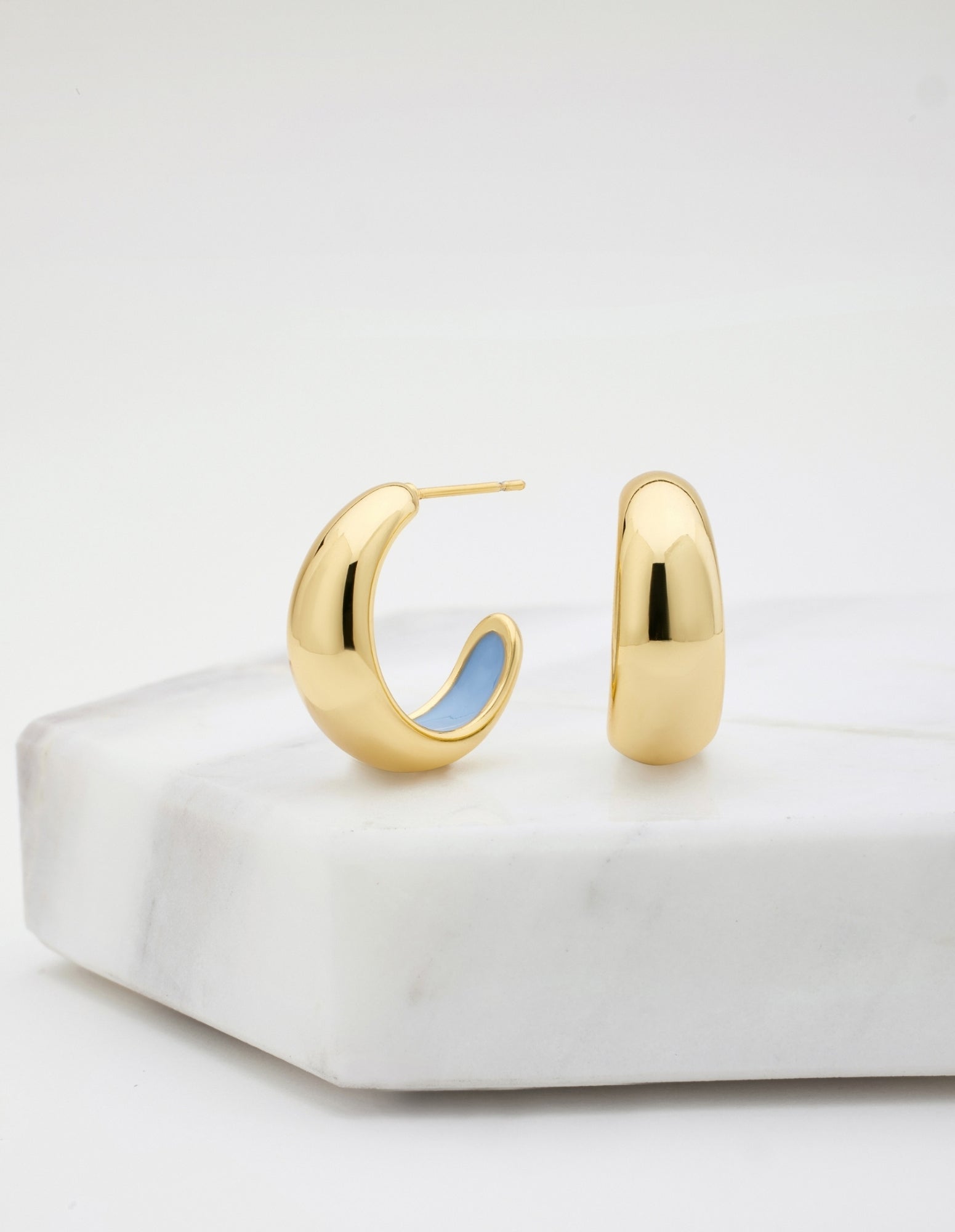 Mindi Hoop - Blue/Gold- Zafino - FUDGE Gifts Home Lifestyle