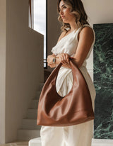 Monaco Shoulder Bag - Tan - Louenhide