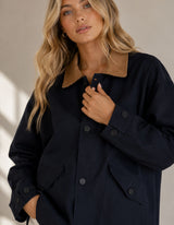 Savannah Barn Jacket - Fudge Lifestyle