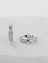 Paris Huggie - Silver - Zafino