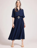 Parisio Belt Shirt Dress - Eb&Ive