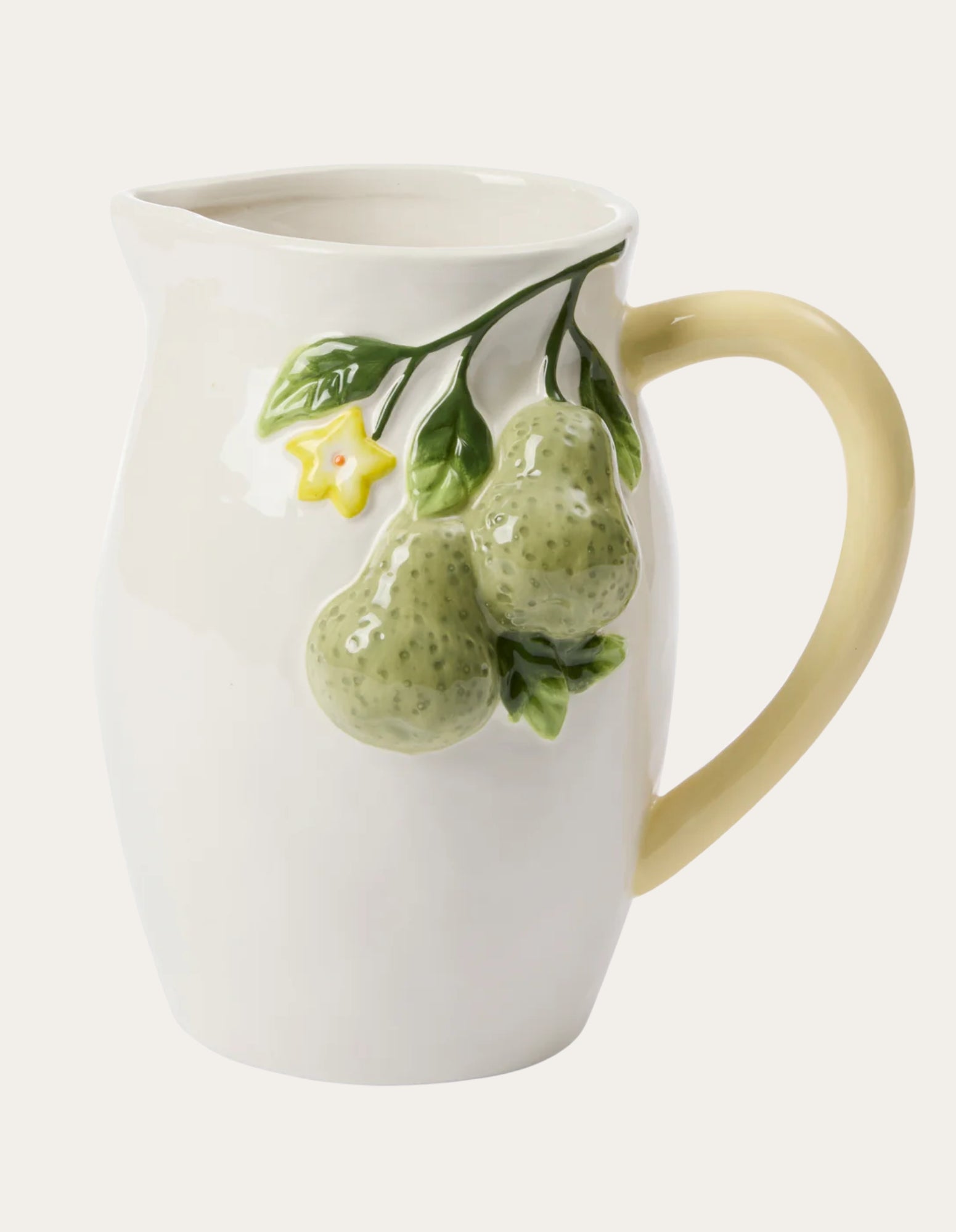 Pear Hand Painted Jug - Madras Link