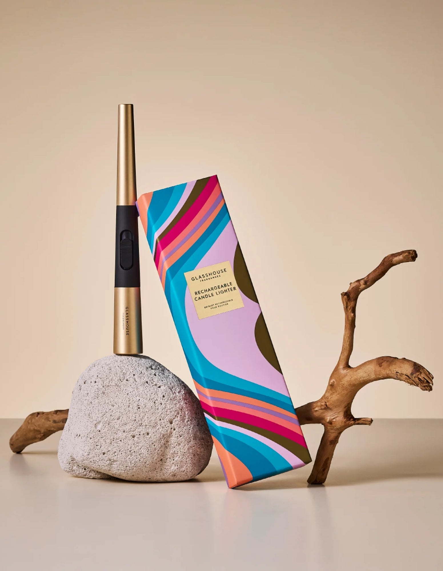 Rechargeable Candle Lighter - Glasshouse Fragrances - FUDGE Gifts Home Lifestyle