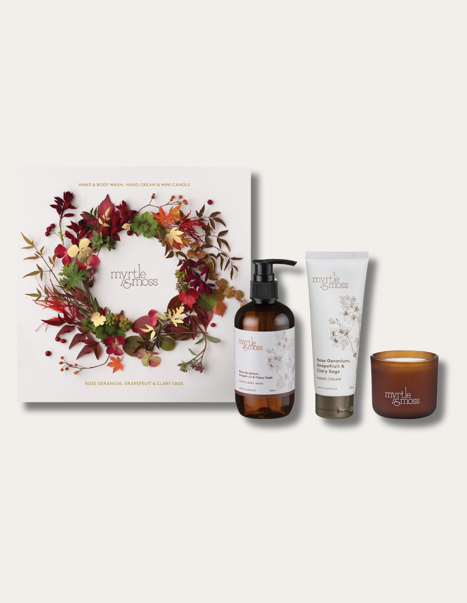 Christmas Rose Trio - Myrtle & Moss