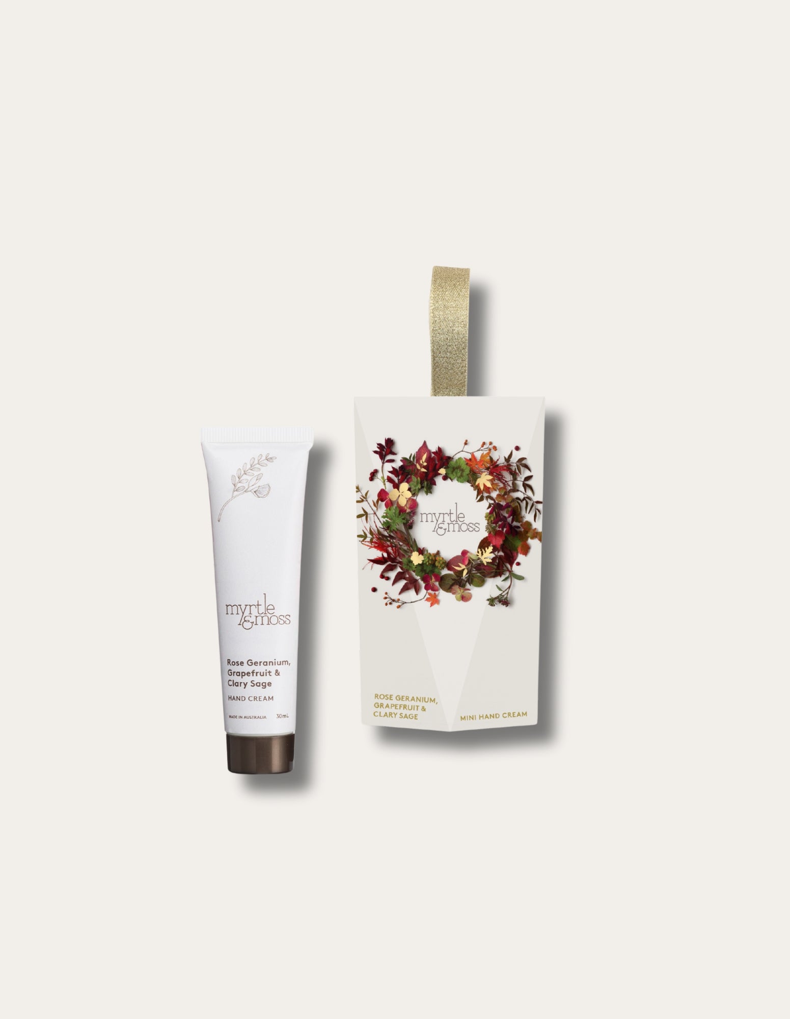 Christmas Ornament - Rose Geranium - Myrtle & Moss