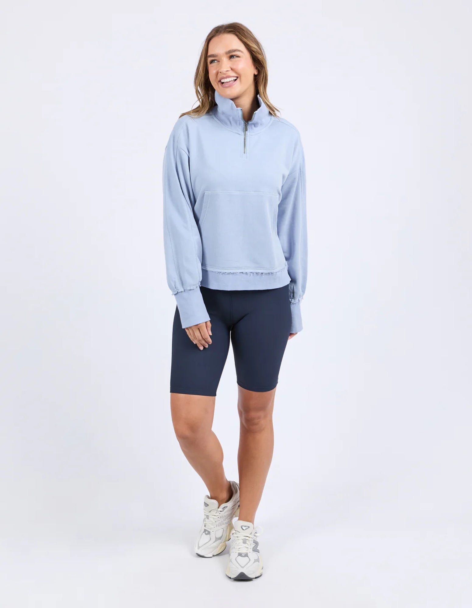 Sails Zip Crew - Light Blue - Foxwood