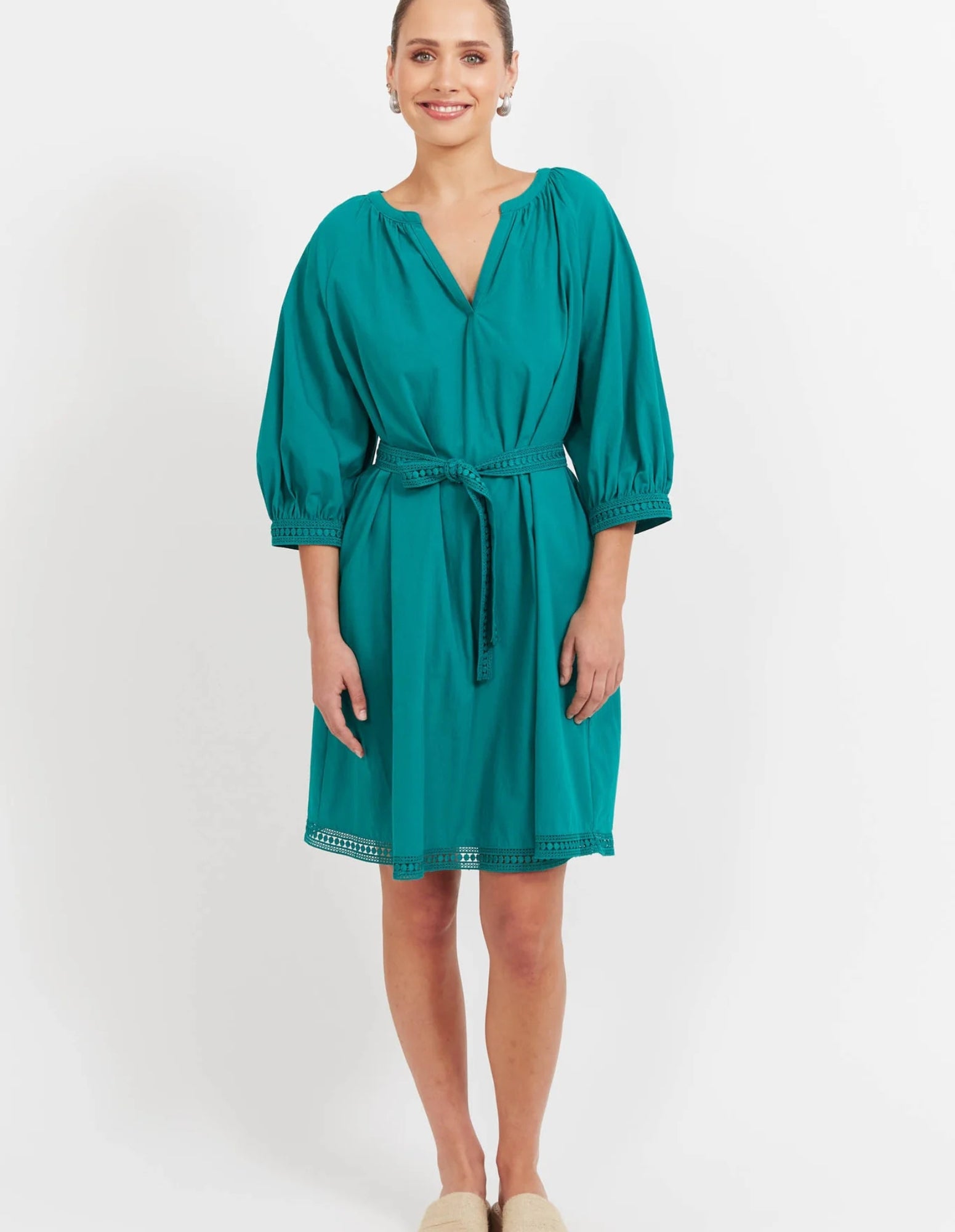 Santos Dress - Teal - Haven