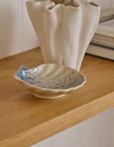 Scallop Blue Glazed Dish - Madras Link