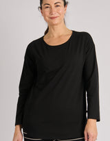 Scoop Hem Long Sleeve Tee - One Ten Willow - FUDGE Gifts Home Lifestyle