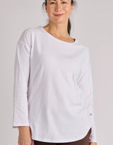 Scoop Hem Long Sleeve Tee - One Ten Willow - FUDGE Gifts Home Lifestyle