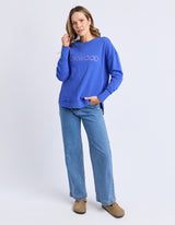 Simplified Metallic Crew - Blue - Foxwood