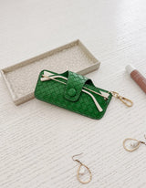 Skittle Sunglasses Case - Woven Green - Louenhide