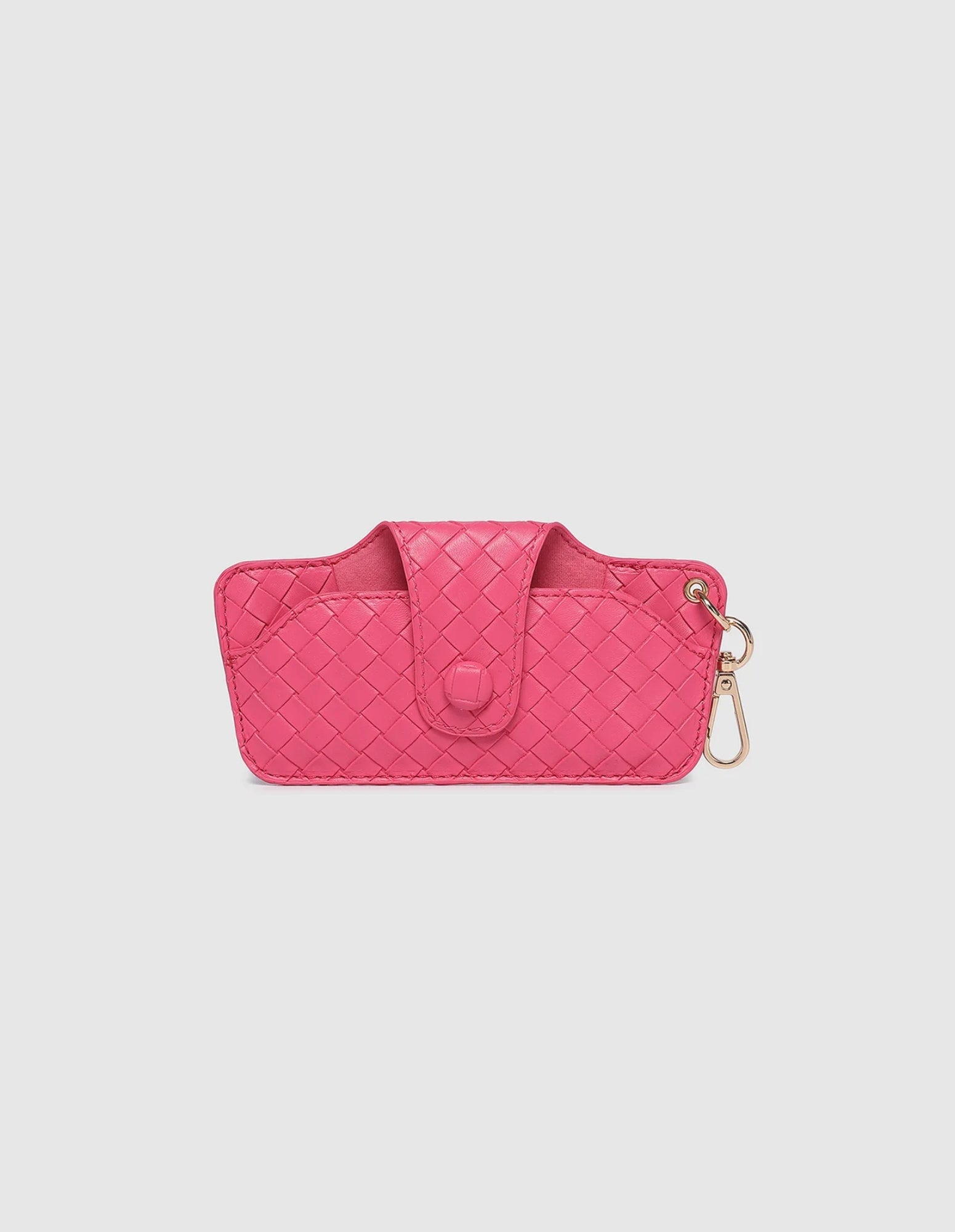 Skittle Sunglasses Case - Woven Hot Pink - Louenhide