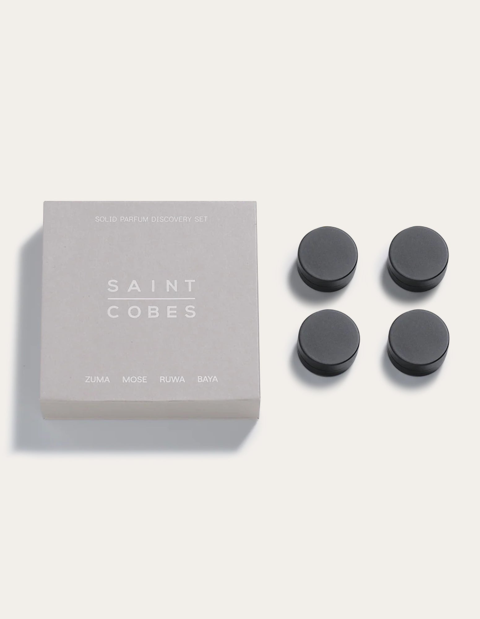 Solid Parfum Discovery 4 Set - ZUMA MOSE RUWA BAYA - Saint Cobes