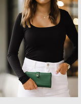 Stella Wallet - Green - Louenhide
