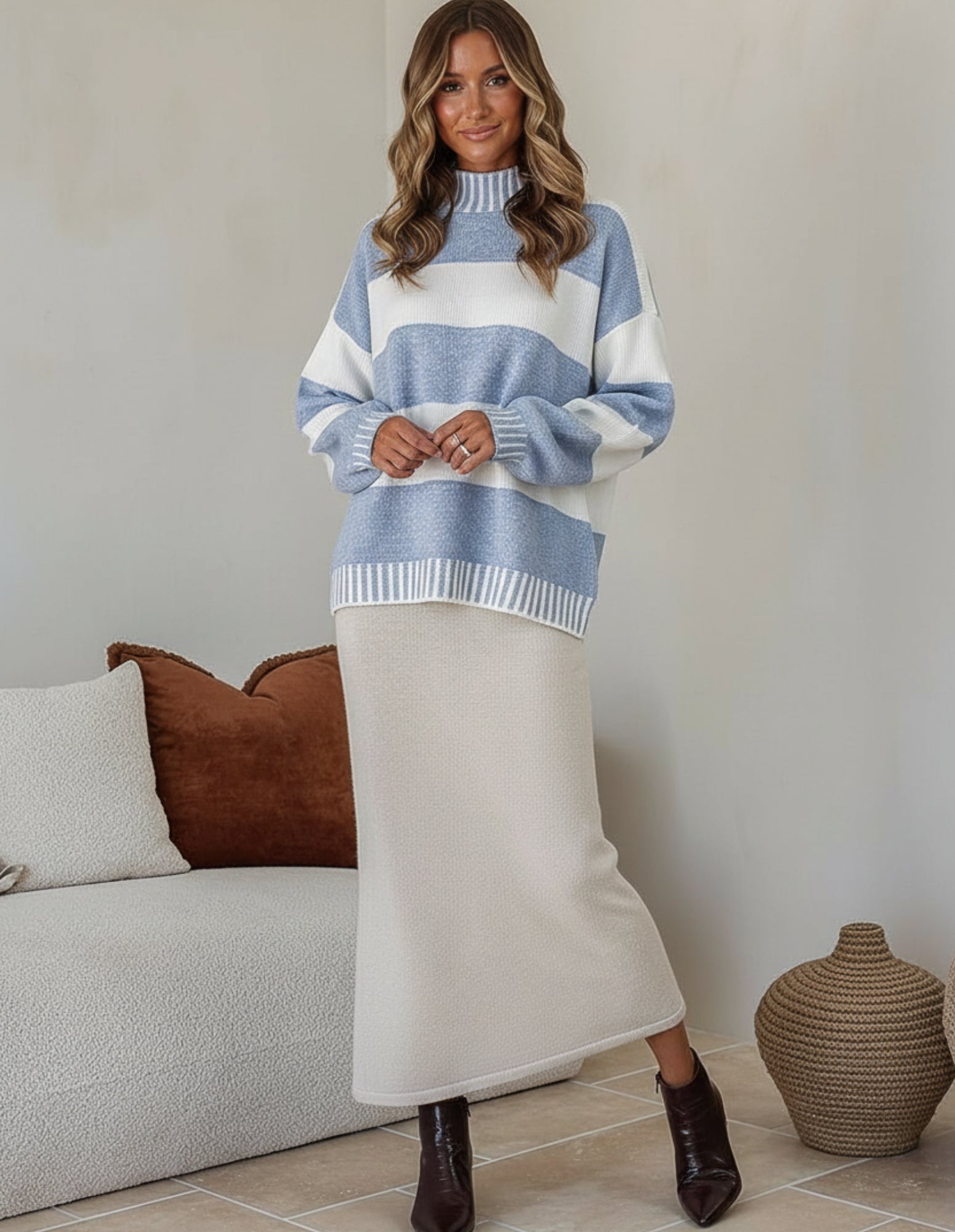 Stripe Tilly Knit - Miss Marlow - FUDGE Gifts Home Lifestyle