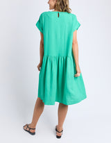 Sunset Hour Solid Dress - Gumdrop Green - Elm Lifestyle