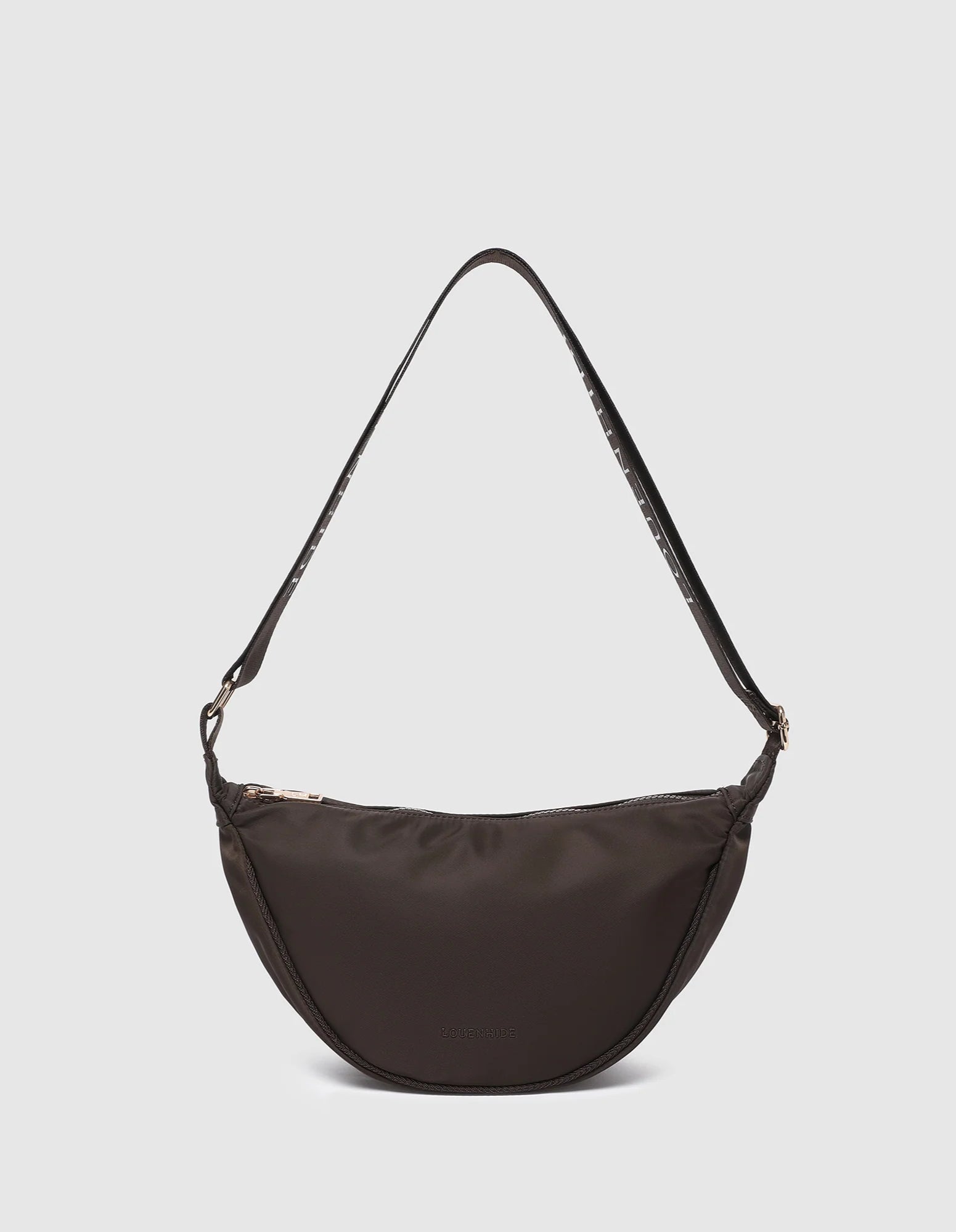 Sylvia Nylon Crossbody Bag - Chocolate - Louenhide