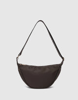 Sylvia Nylon Crossbody Bag - Chocolate - Louenhide