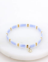 Tile Bracelet - Sky/Gold - Zafino