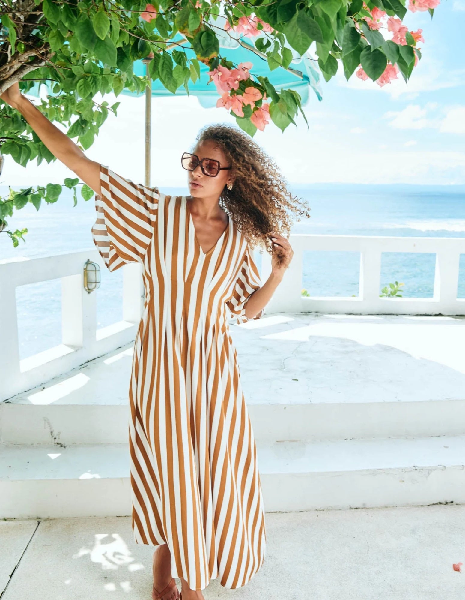 Treville Stripe Maxi Dress - Eb&Ive