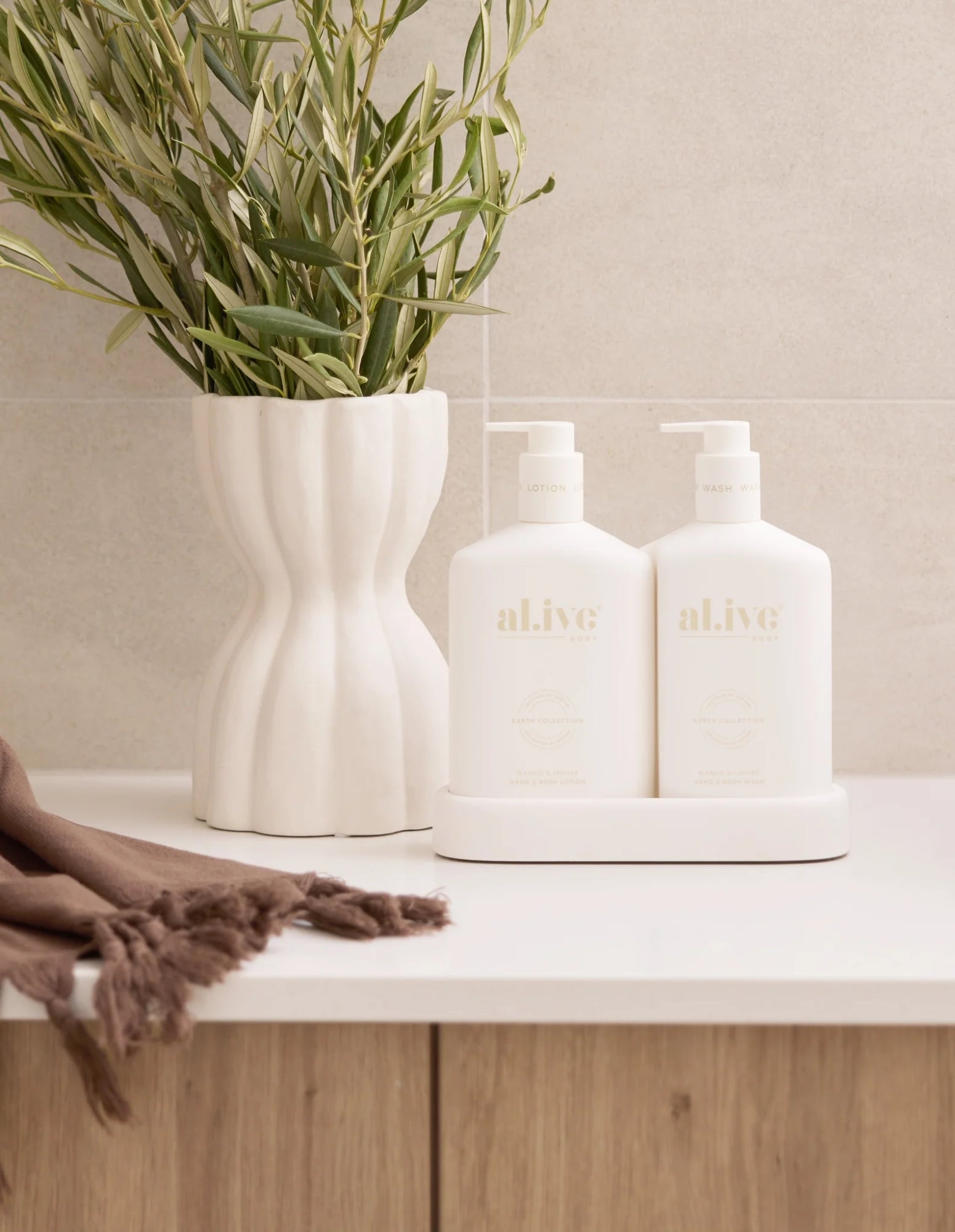 Wash & Lotion Duo - Mango & Lychee - Al.ive - FUDGE Gifts Home Lifestyle
