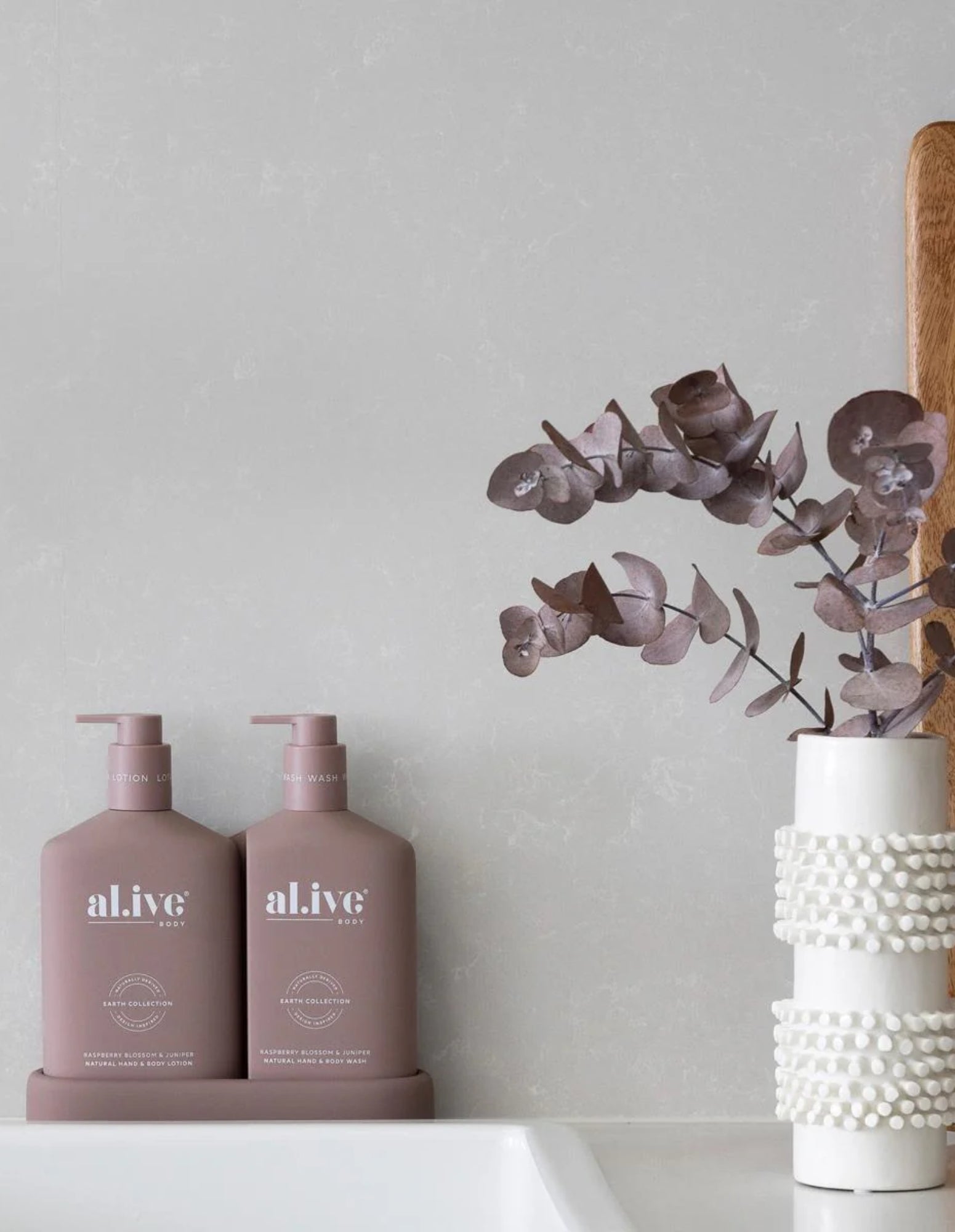 Wash & Lotion Duo - Raspberry Blossom & Juniper - Al.ive - FUDGE Gifts Home Lifestyle
