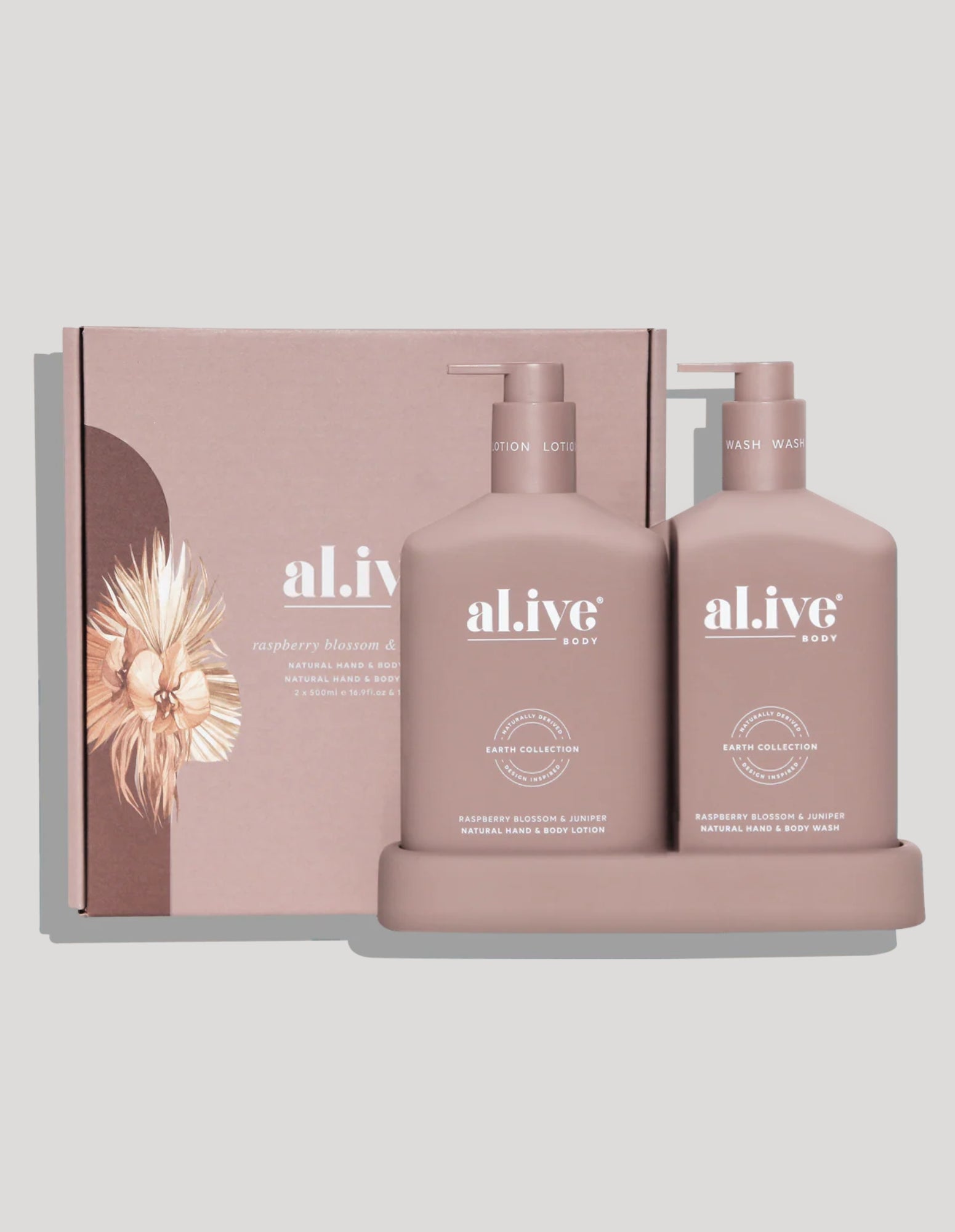 Wash & Lotion Duo - Raspberry Blossom & Juniper - Al.ive - FUDGE Gifts Home Lifestyle