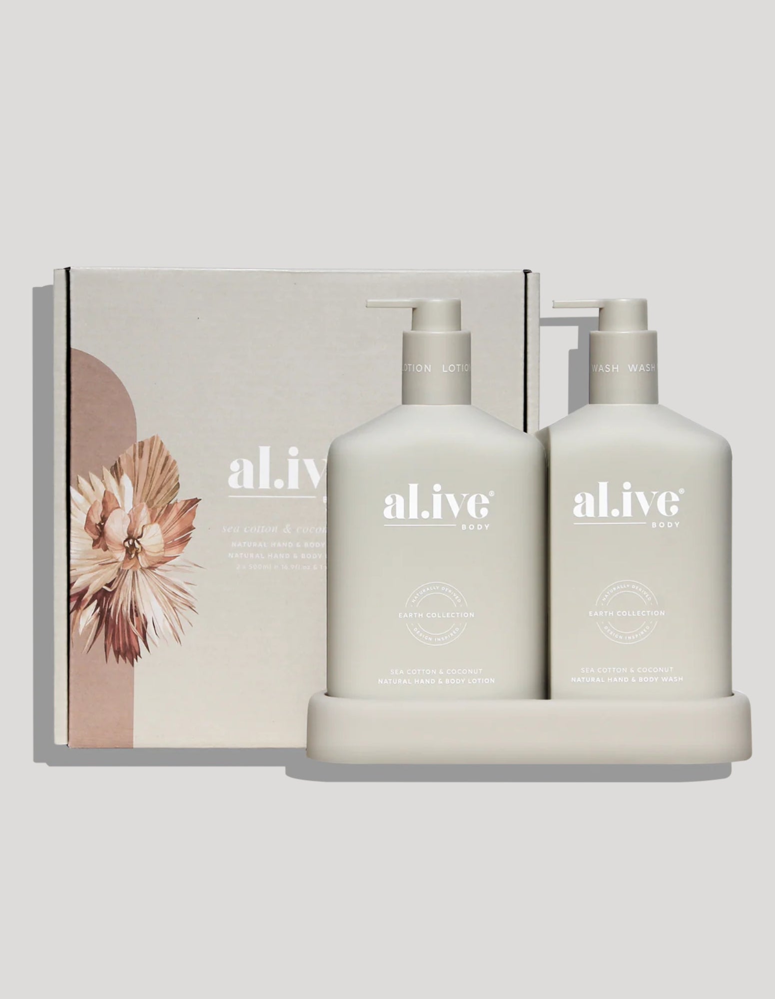 Wash & Lotion Duo - Sea Cotton & Coconut - Al.ive - FUDGE Gifts Home Lifestyle