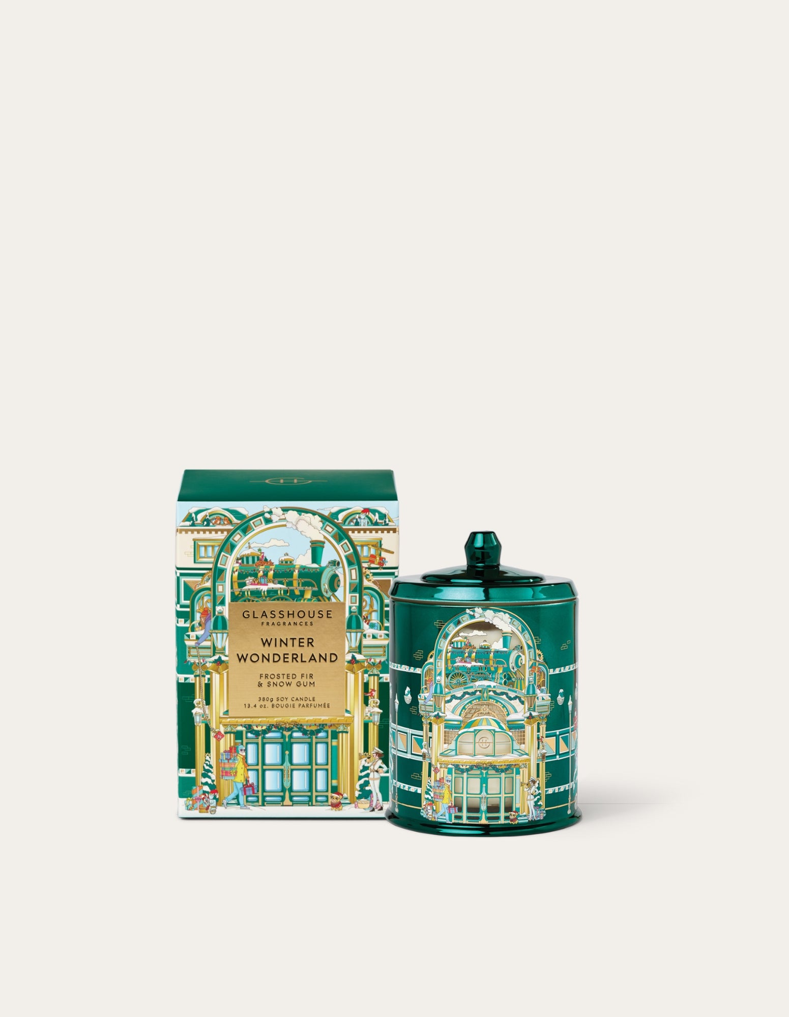 Christmas Candle 380g Winter Wonderland - Glasshouse Fragrances