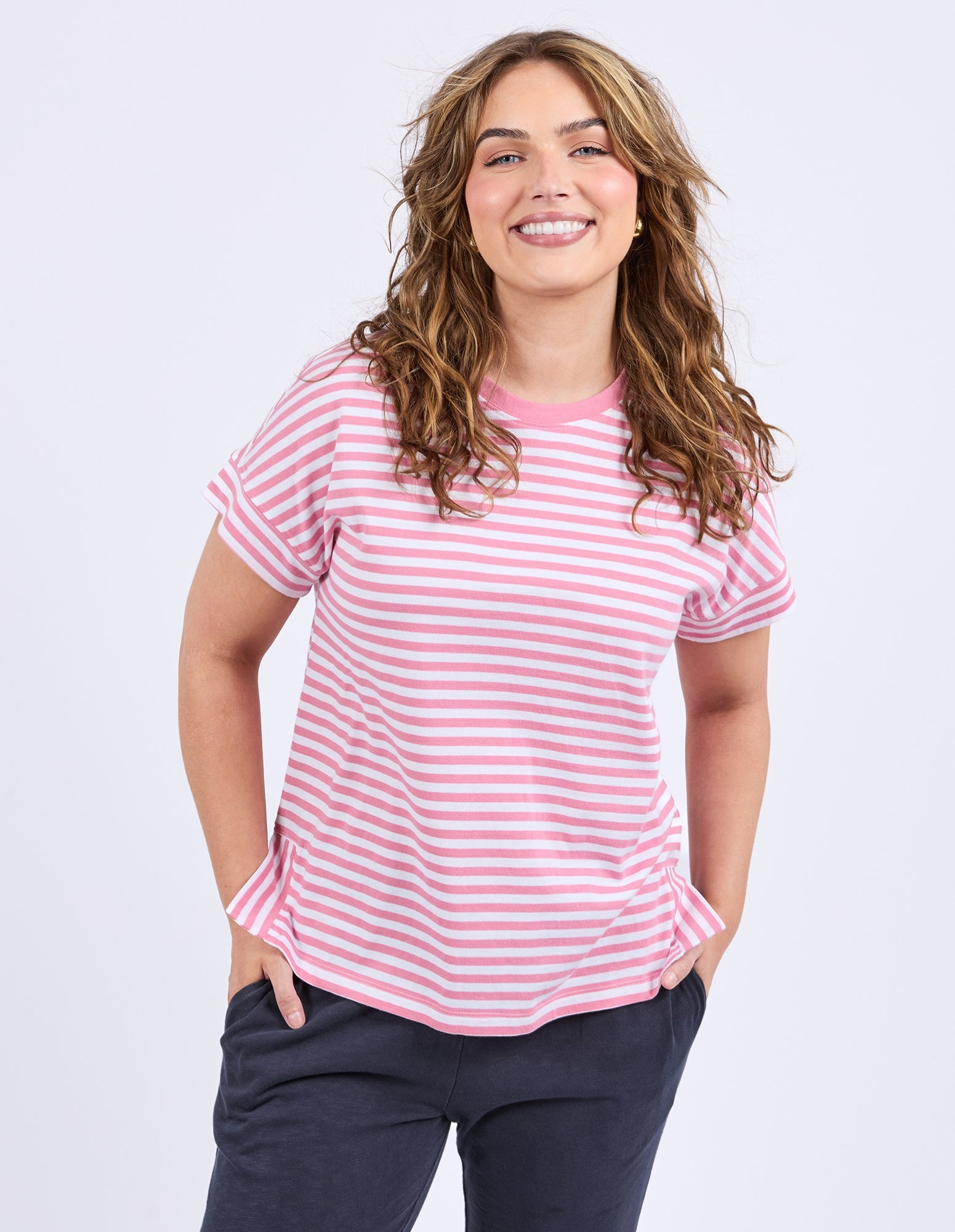 Yara Stripe S/S Tee - Elm Lifestyle