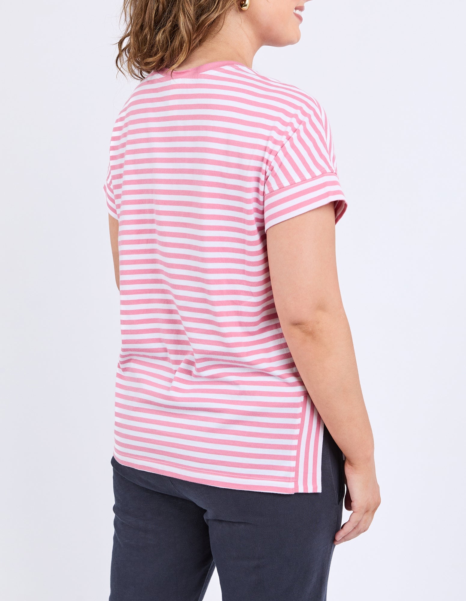 Yara Stripe S/S Tee - Elm Lifestyle