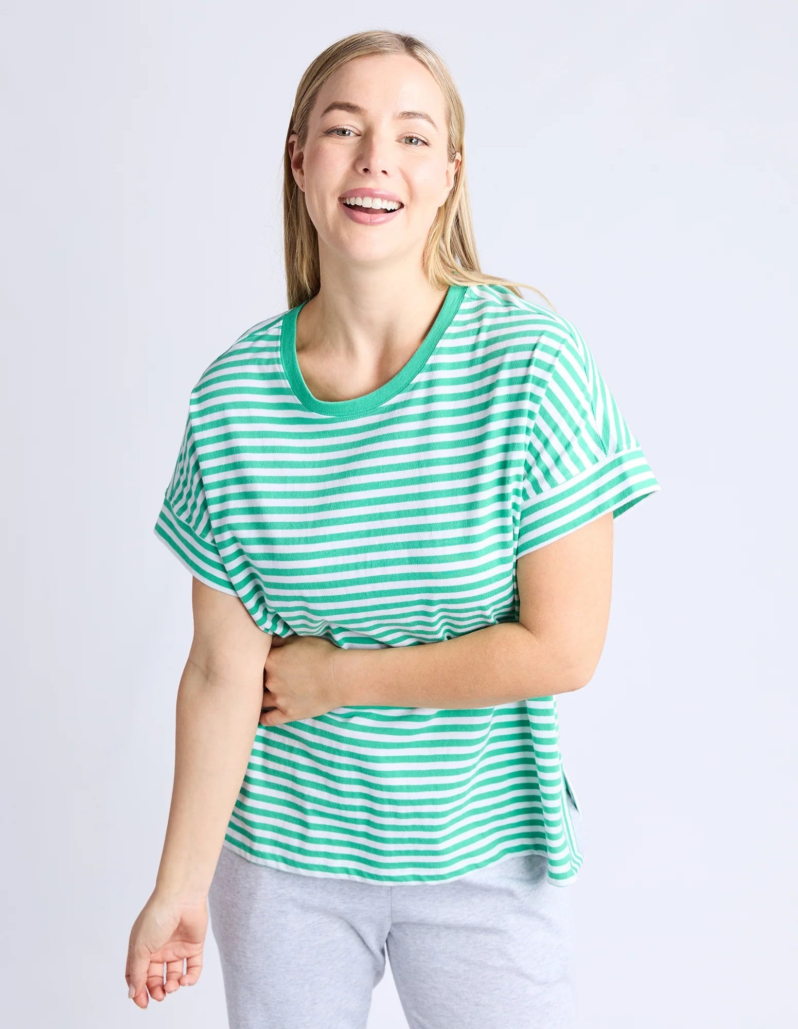 Yara Stripe S/S Tee - Elm Lifestyle