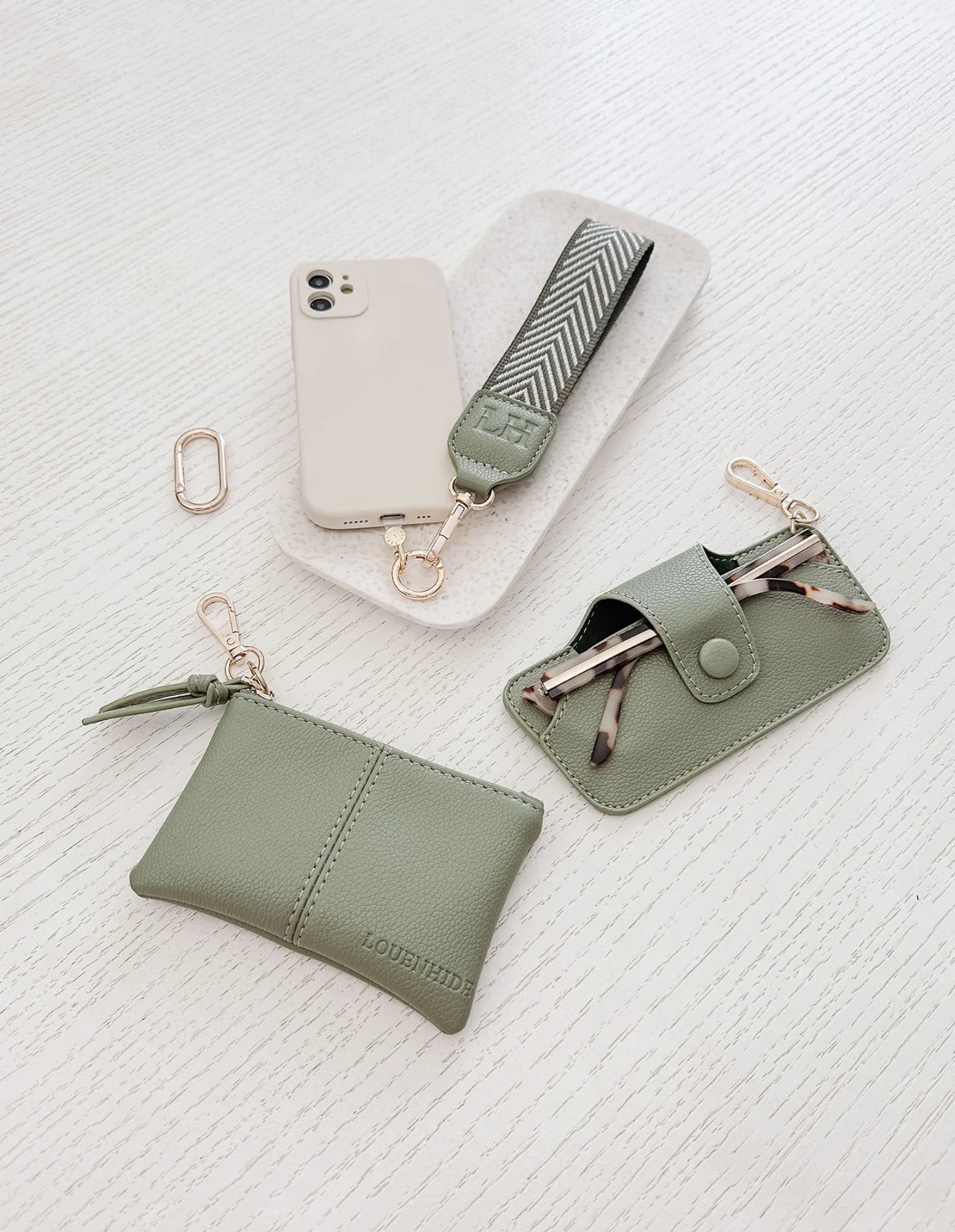 Ziggy Accessories Bundle - Sage Green - Louenhide