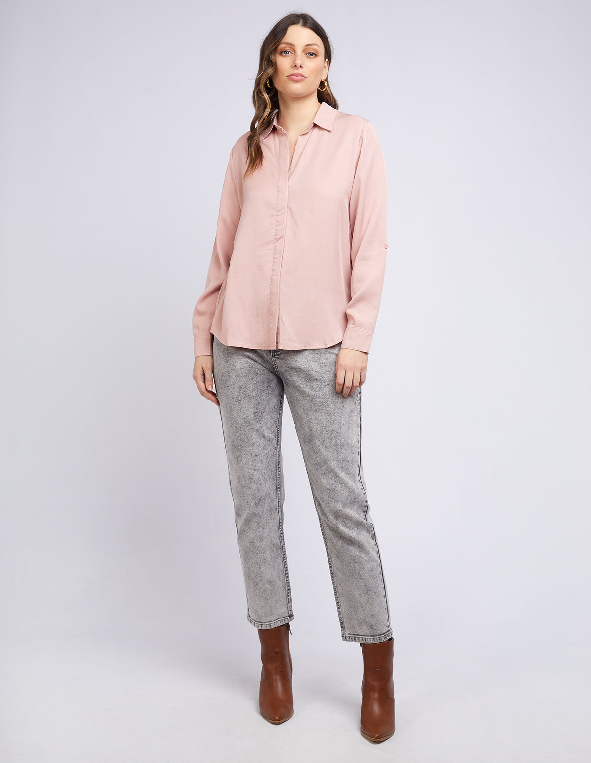 Elodie Shirt - Soft Pink - Foxwood - FUDGE Gifts Home Lifestyle