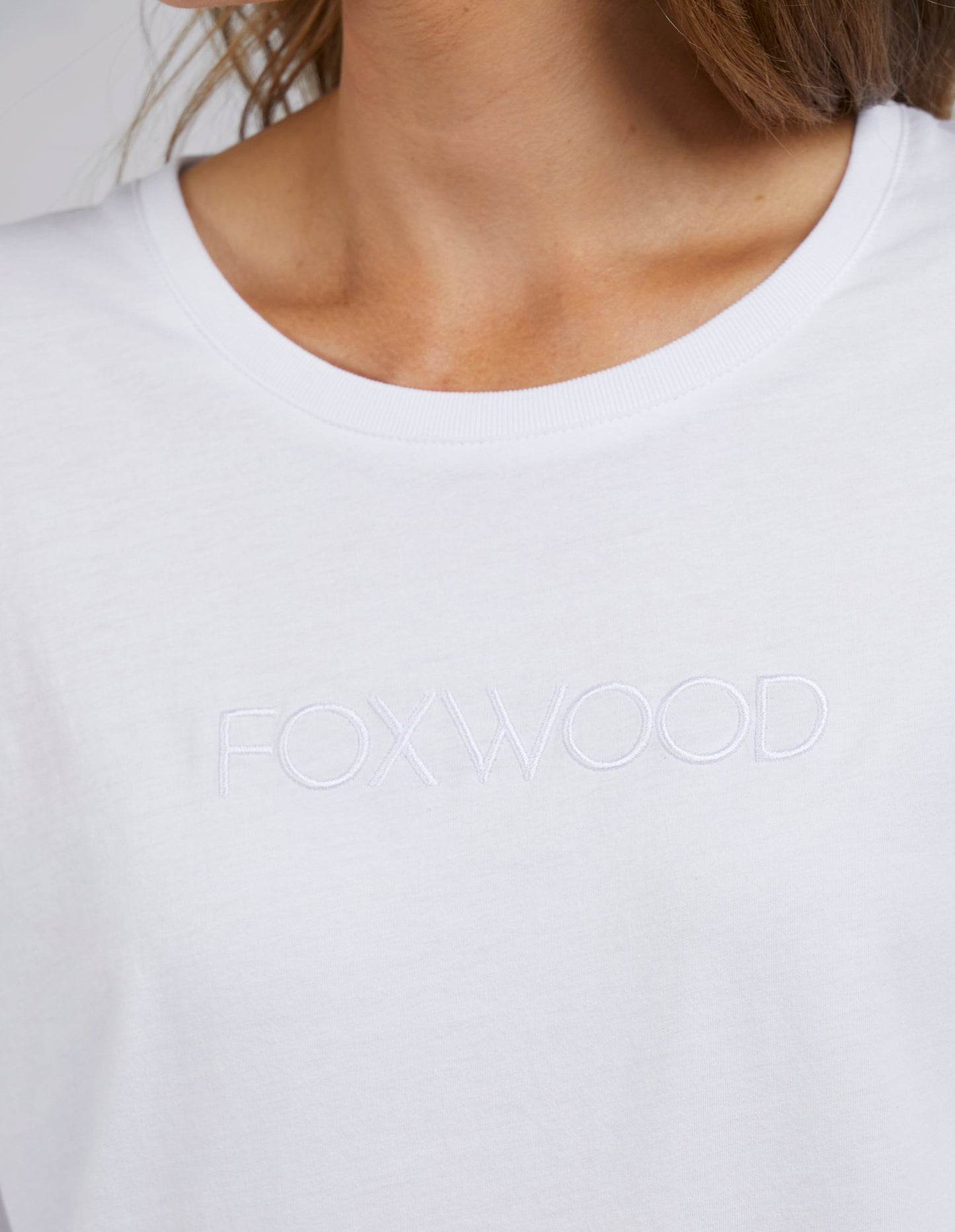 Foxwood L/S Tee - White - Foxwood - FUDGE Gifts Home Lifestyle