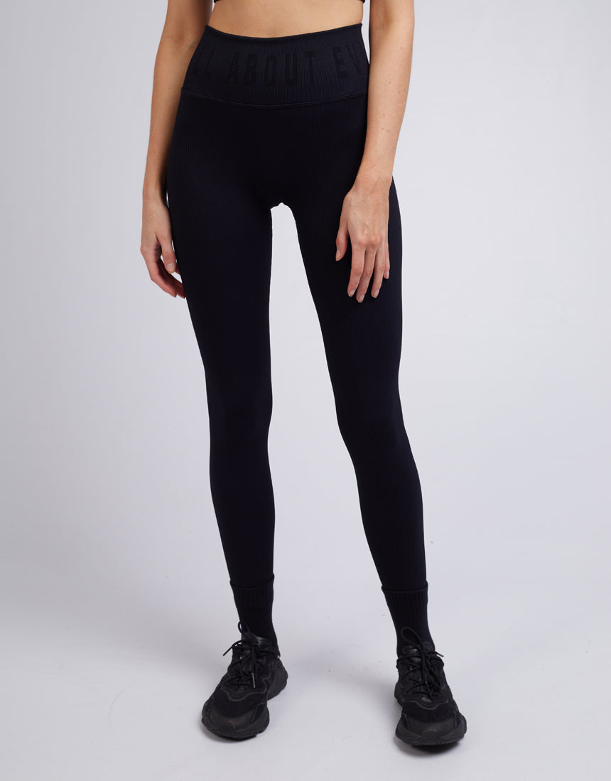Remi Rib Legging - Black - All About Eve - FUDGE Gifts Home Lifestyle