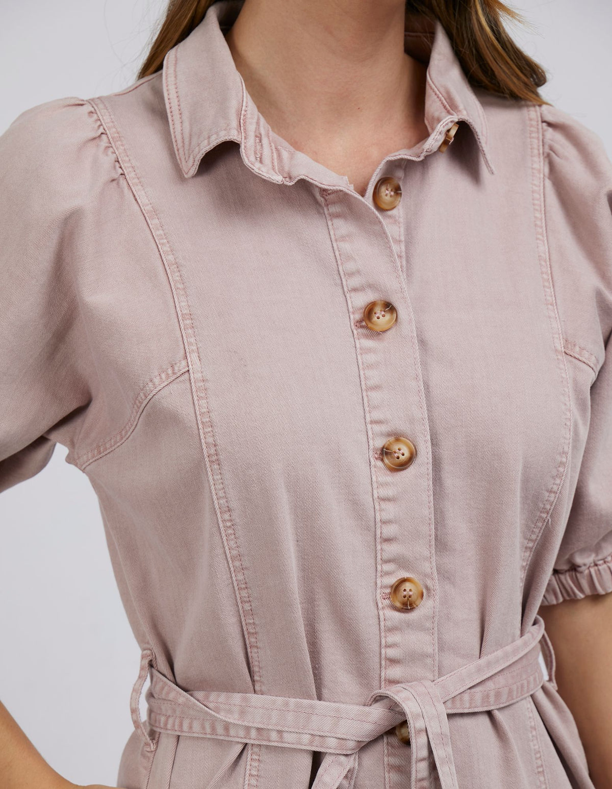 Miranda Shirt Dress - Washed Pink - Foxwood - FUDGE Gifts Home Lifestyle