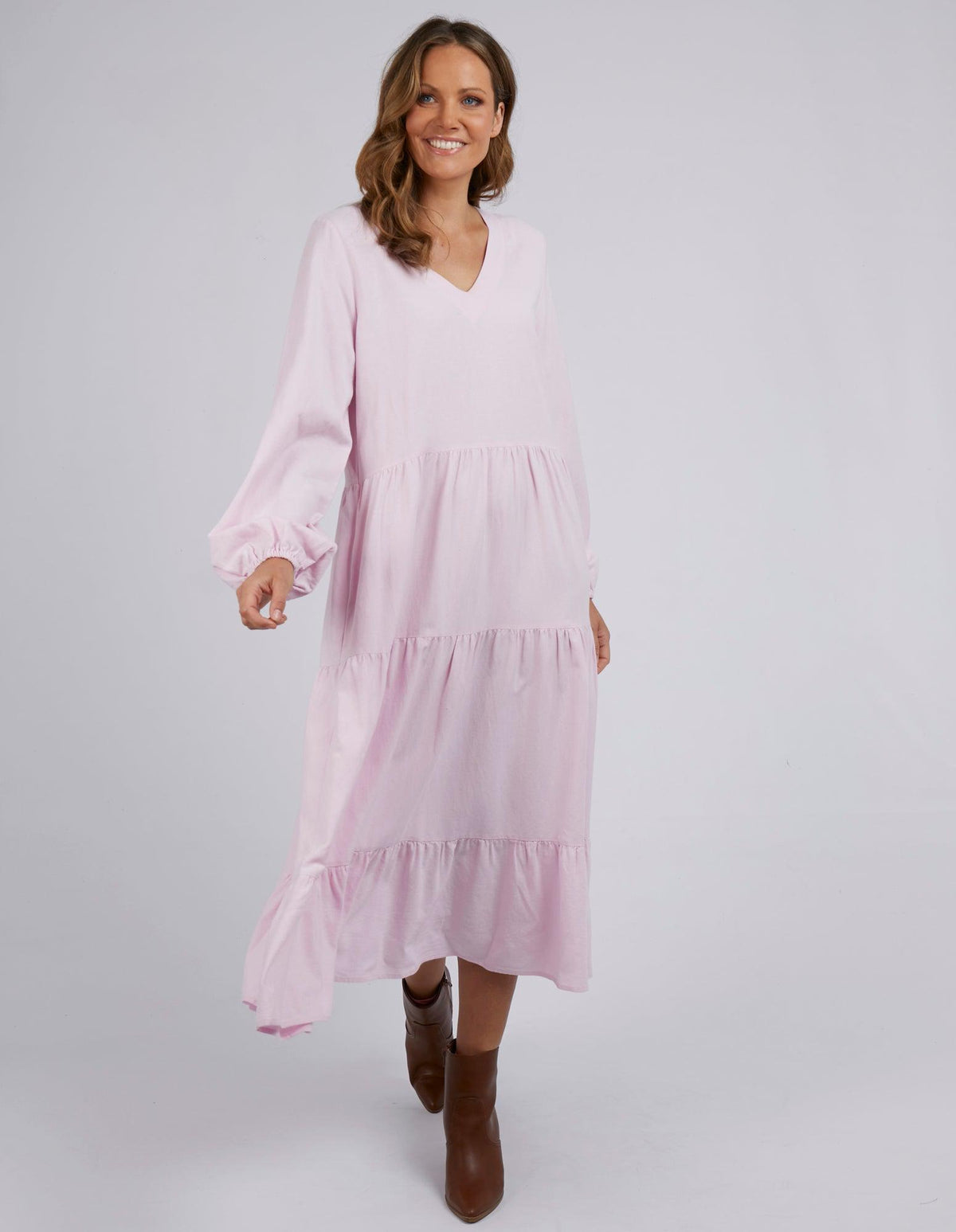 Arabella Midi Dress - Pink Lady - Elm Lifestyle - FUDGE Gifts Home Lifestyle