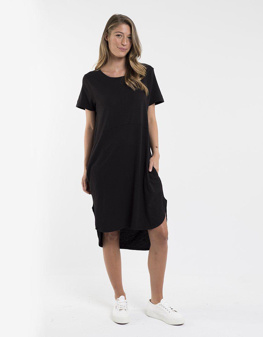 Bayley Dress - Washed Black - Foxwood - FUDGE Gifts Home Lifestyle