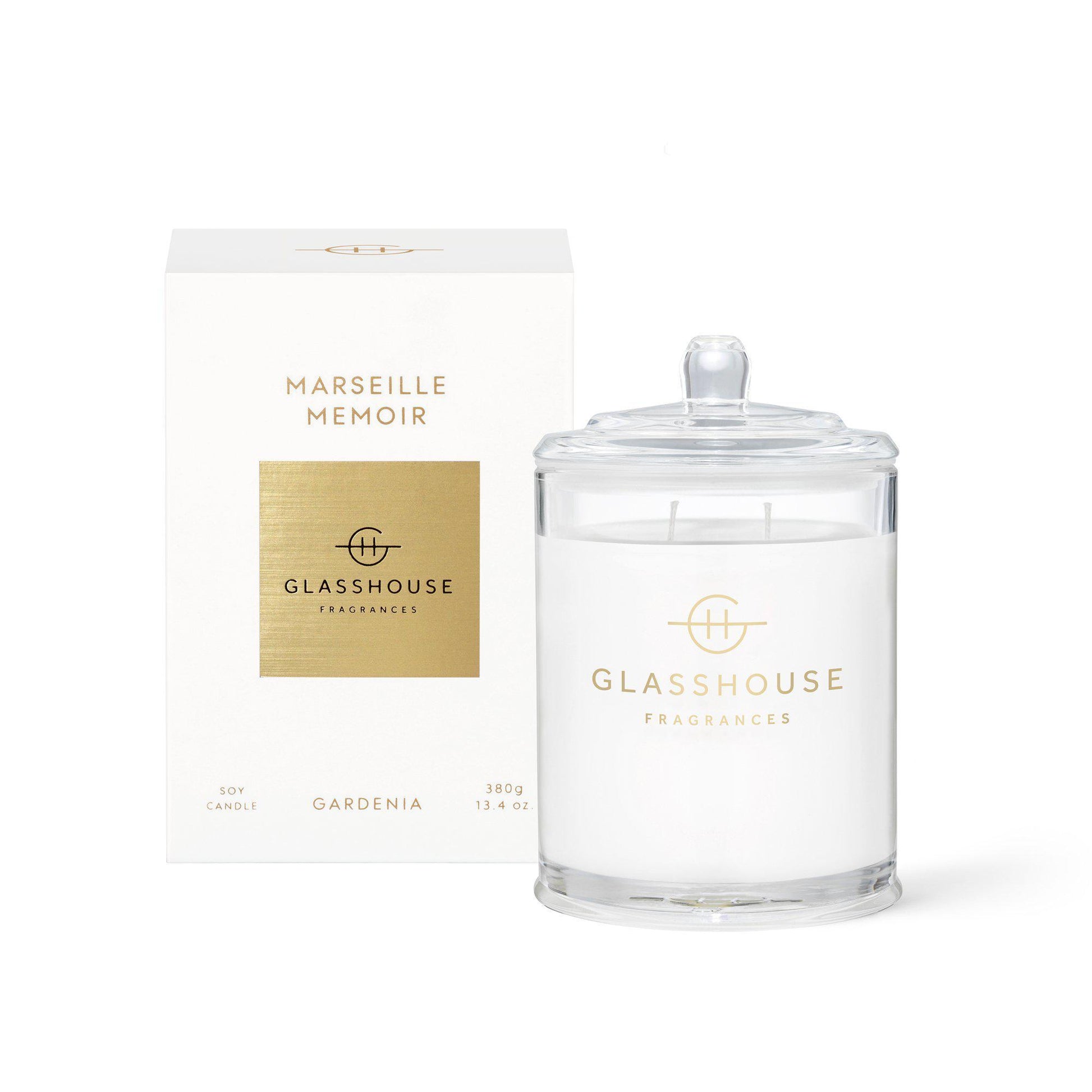 Candle 380g  - Marseille Memoir - Glasshouse Fragrances - FUDGE Gifts Home Lifestyle