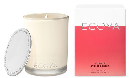 Candle 400g - Guava & Lychee Sorbet - Ecoya - FUDGE Gifts Home Lifestyle