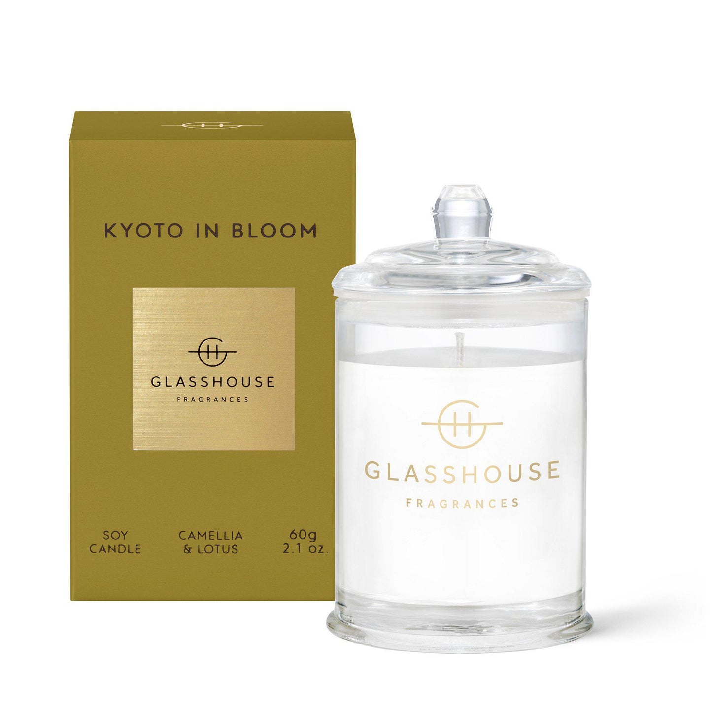 Candle 60g - Kyoto in Bloom - Glasshouse Fragrances - FUDGE Gifts Home Lifestyle