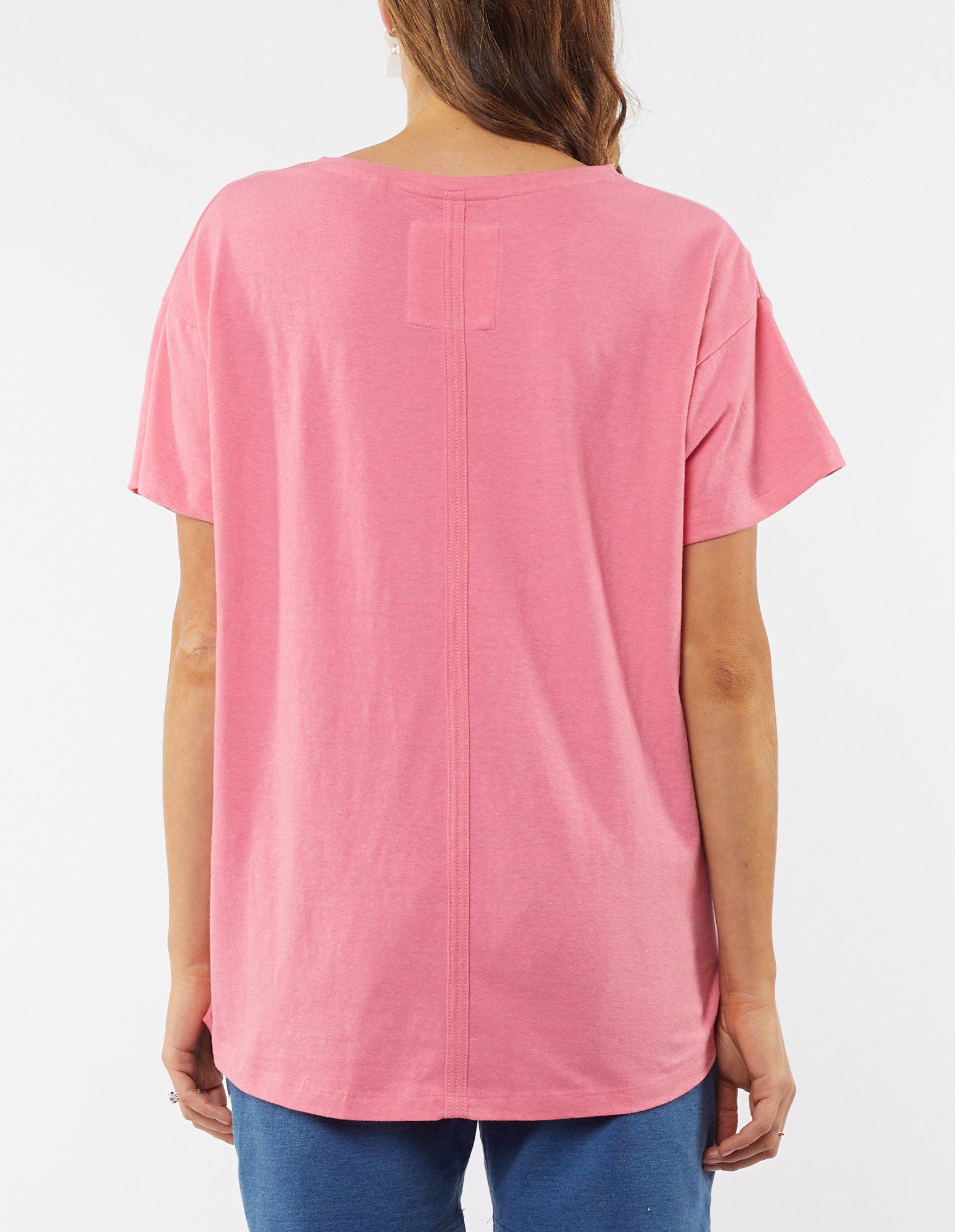 Clover S/S Tee - Chateau Rose - Elm Lifestyle - FUDGE Gifts Home Lifestyle