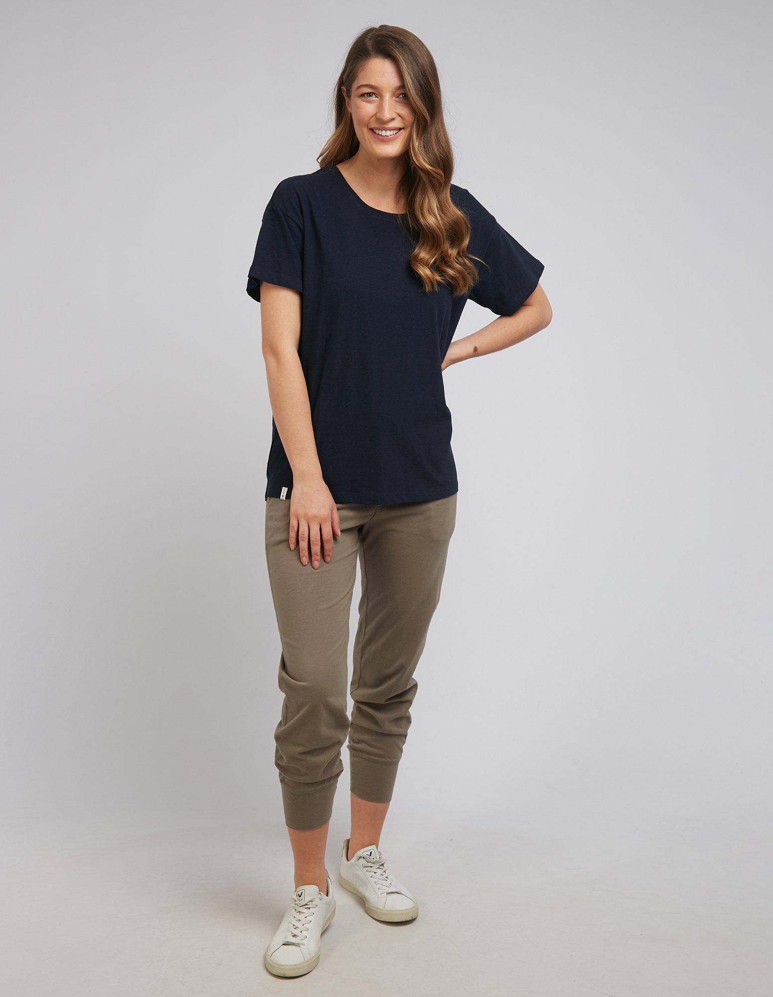 Clover S/S Tee - Navy - Elm Lifestyle - FUDGE Gifts Home Lifestyle