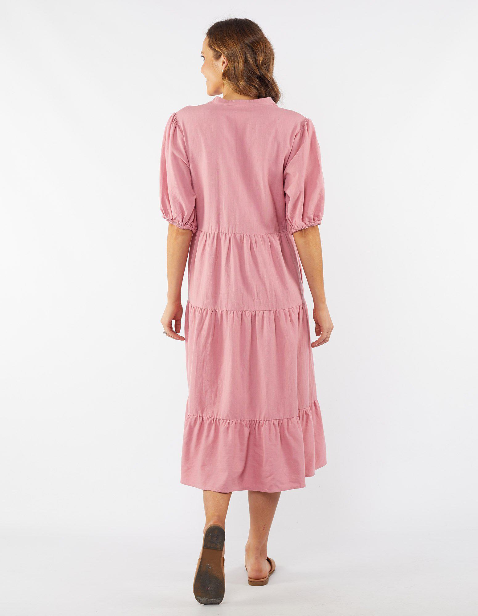 Constance Tiered Dress - Chateau Rose - Elm Lifestyle - FUDGE Gifts Home Lifestyle