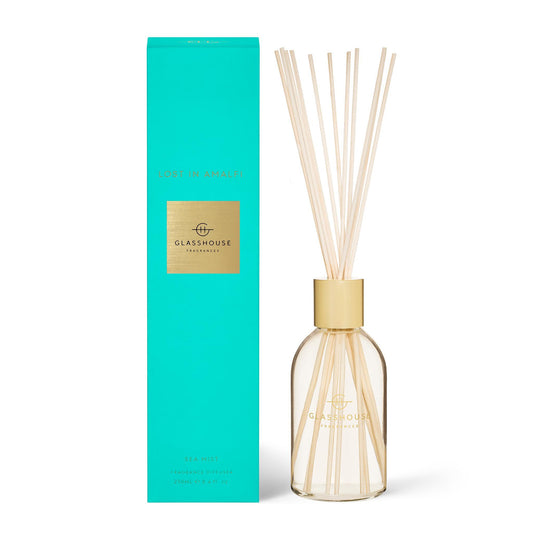 Diffuser 250ml - Lost in Amalfi - Glasshouse Fragrances - FUDGE Gifts Home Lifestyle
